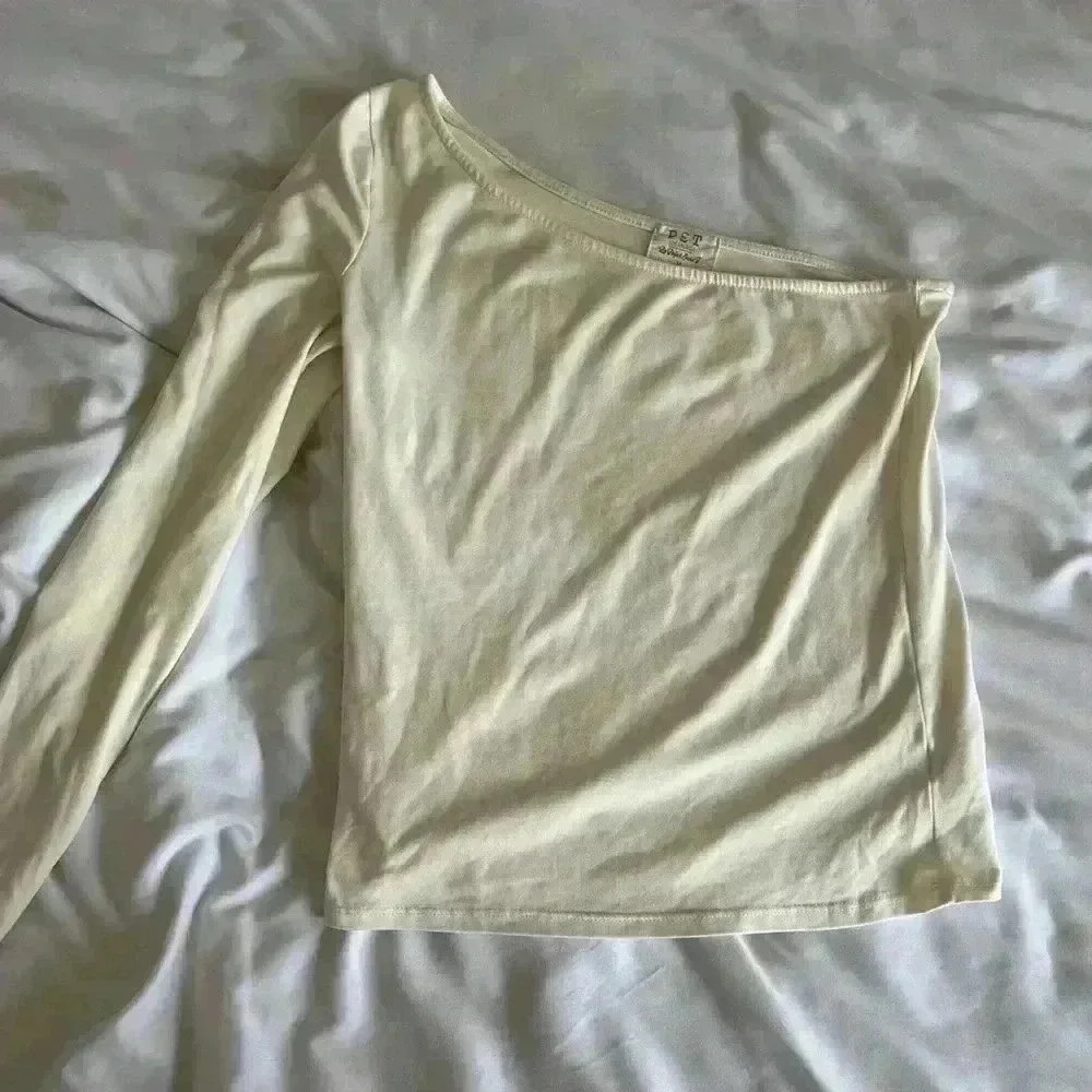 COPY - White one sleeved top